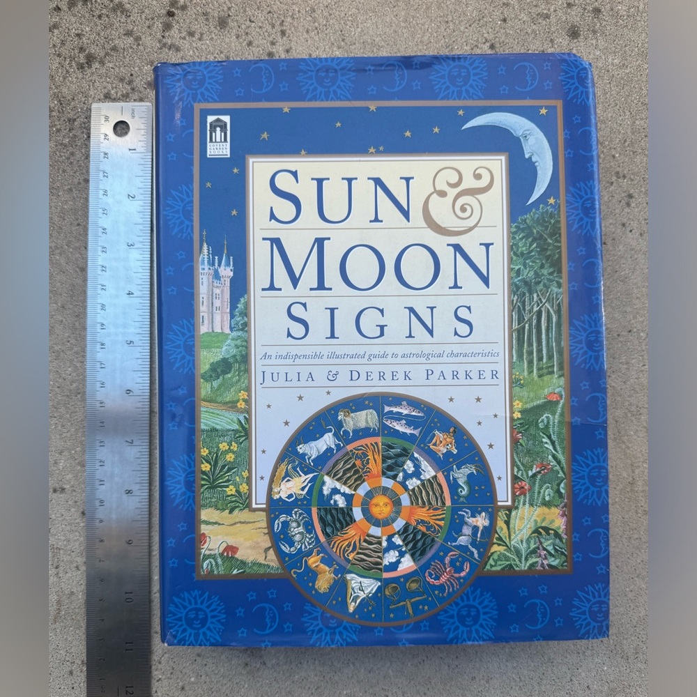 Hardcover “Sun And Moon Signs” Book by Julia & Derek Parker